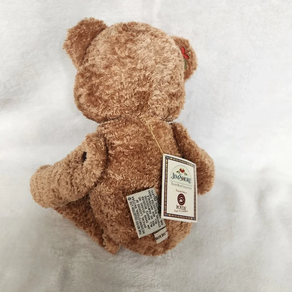 Jim Shore Boyds Bear WHISKERS Jointed Plush 2006 Cat Print‎ New NWT